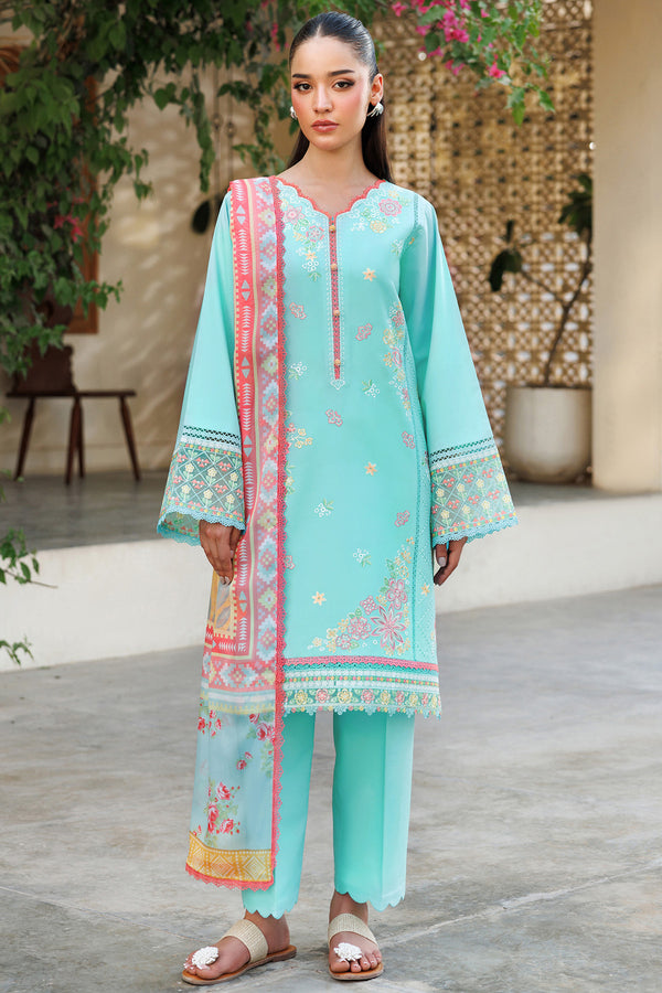 Farasha | Summer Weaves Embroidered Lawn | Ocean Veil -  Farasha Ladies Clothes - Original Designer Dress - House of Maryam