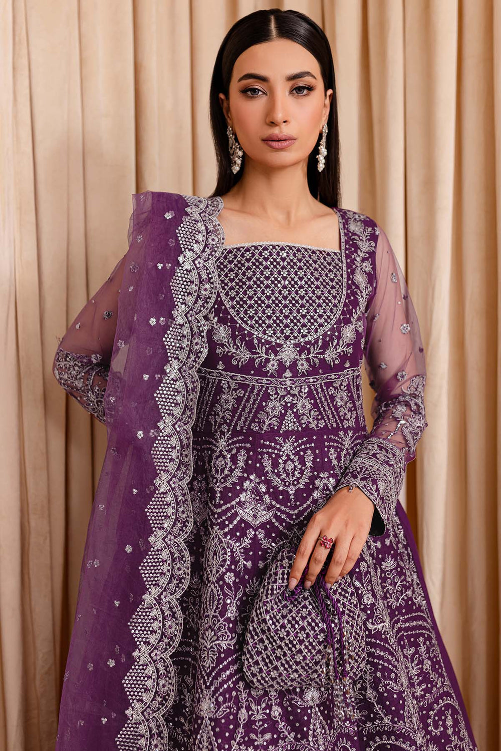 Farasha | Lumiere Formals | Plum Passion -  Farasha Bridal - Original Designer Dress - House of Maryam