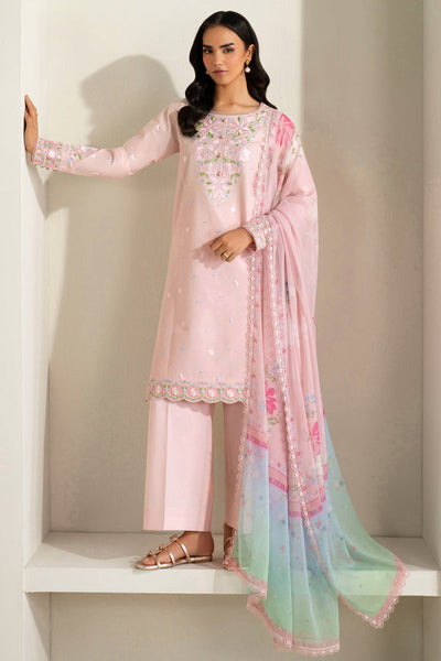 Farasha | Summer Weaves Embroidered Lawn | Iris Mist