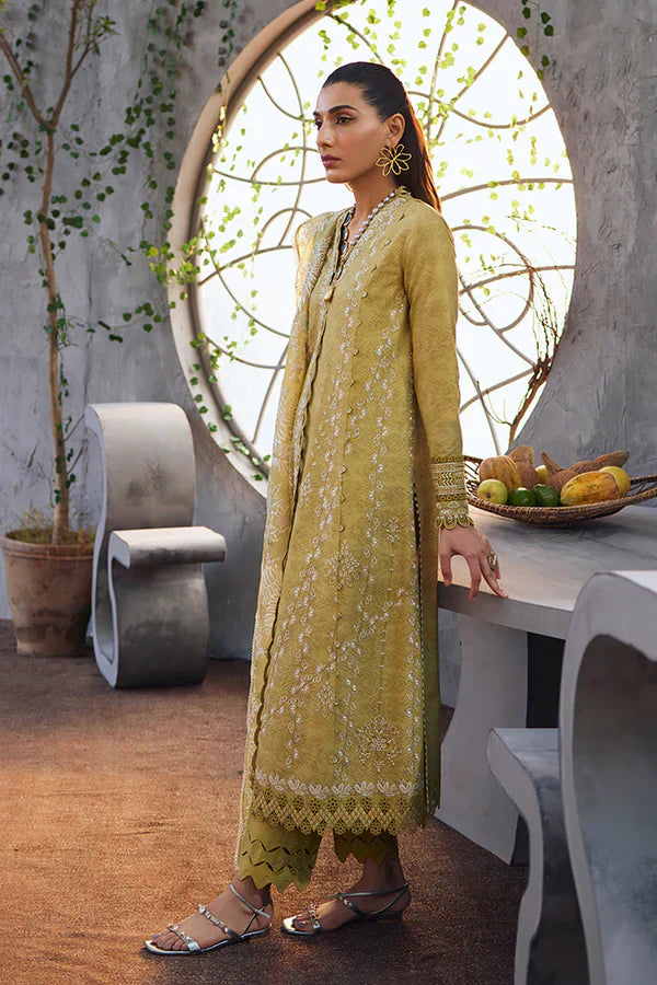 Suffuse Zayb olive green kurta and pants, photo 2