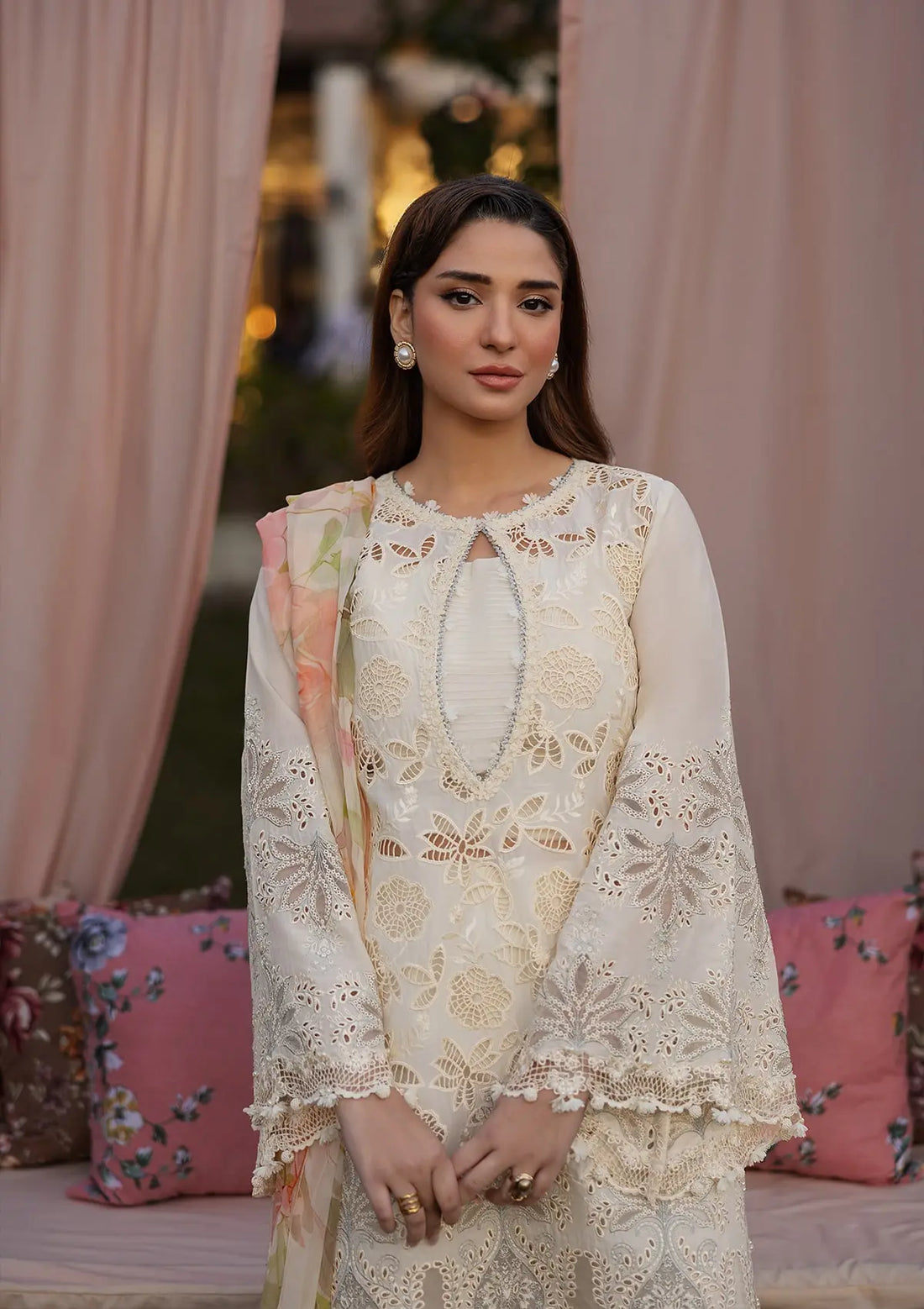 Kahf Premium | Luxury Lawn 25 | KLR-07 Miriam -  Kahf Premium Ladies Clothes - Original Designer Dress - House of Maryam