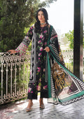 Elaf Premium | Printed Collection 24 | EEP-02A - Dark Floral by Designer Elaf Premium - House of Maryam - Pakistani Designer Ethnic Wear in {{ shop.shopifyCountryName }}