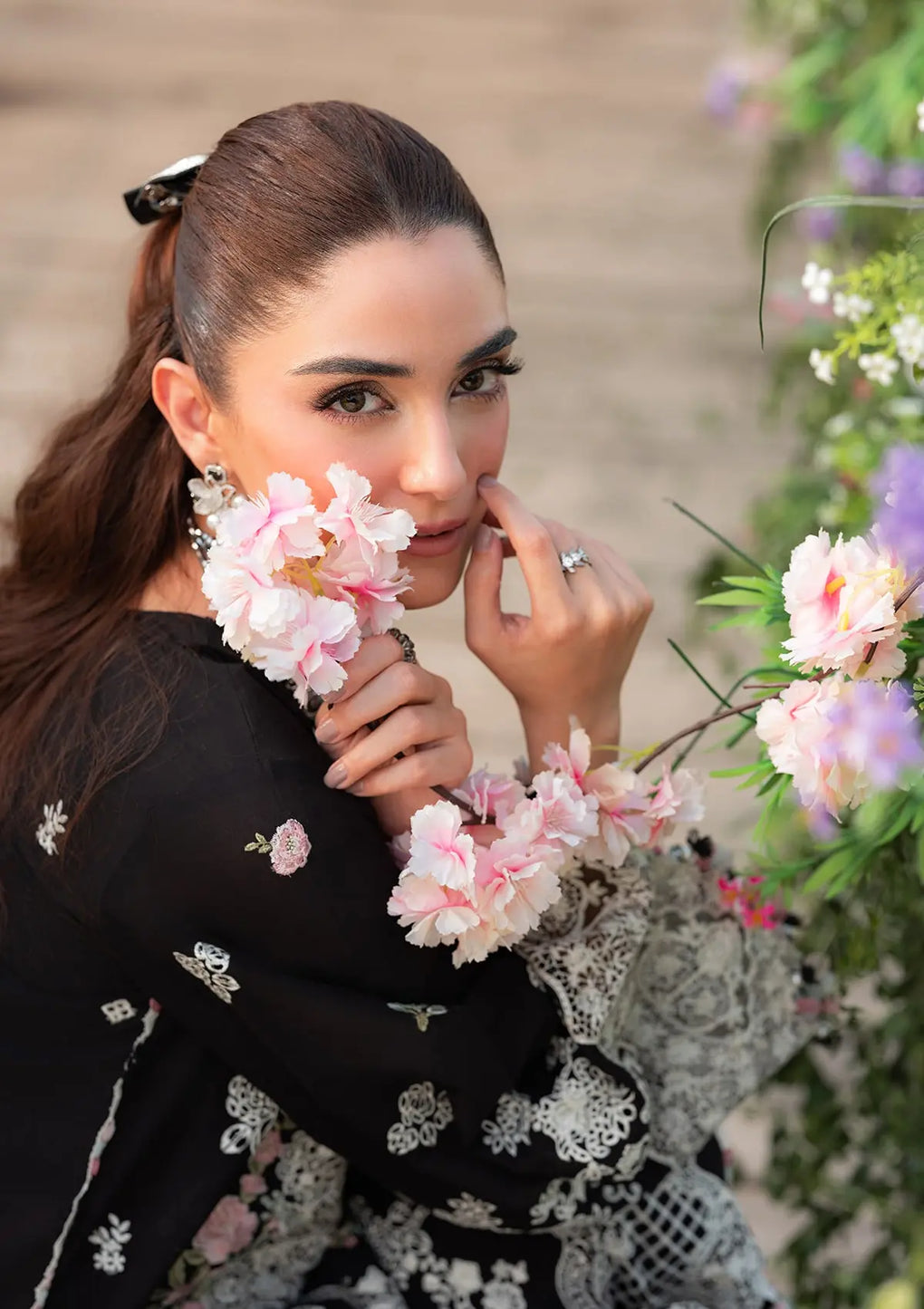 Elaf Premium | Luxury Lawn 25 | ELH-6A SERENA -  Elaf Premium Ladies Clothes - Original Designer Dress - House of Maryam