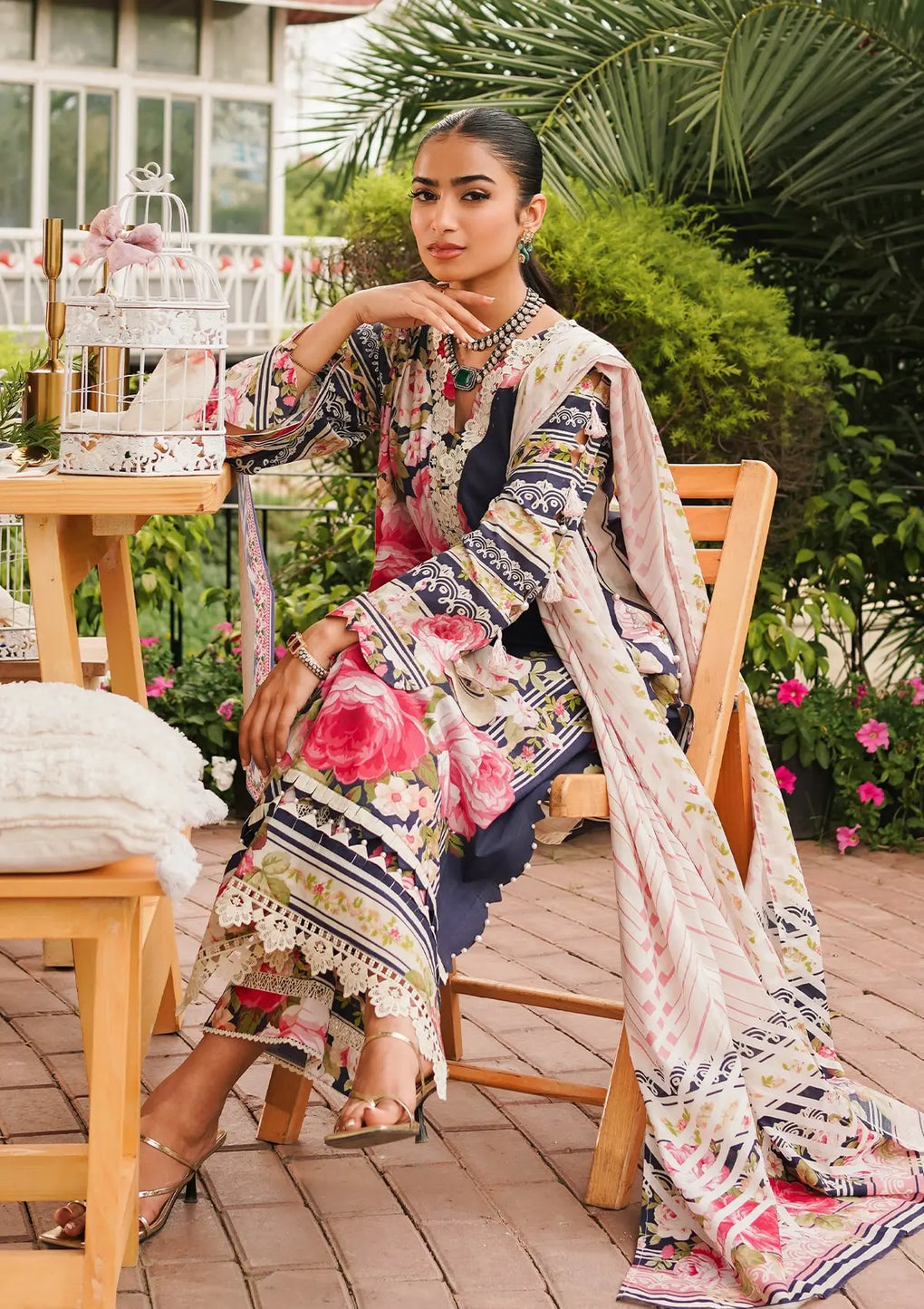 Elaf Premium | Printed Collection 24 | EEP-05B - Amica -  Elaf Premium Casuals - Original Designer Dress - House of Maryam
