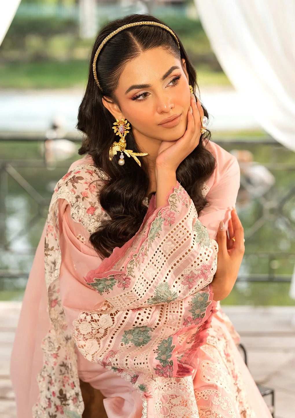 Elaf Premium | Luxury Lawn 25 | ELH-1B SOPHIA -  Elaf Premium Ladies Clothes - Original Designer Dress - House of Maryam