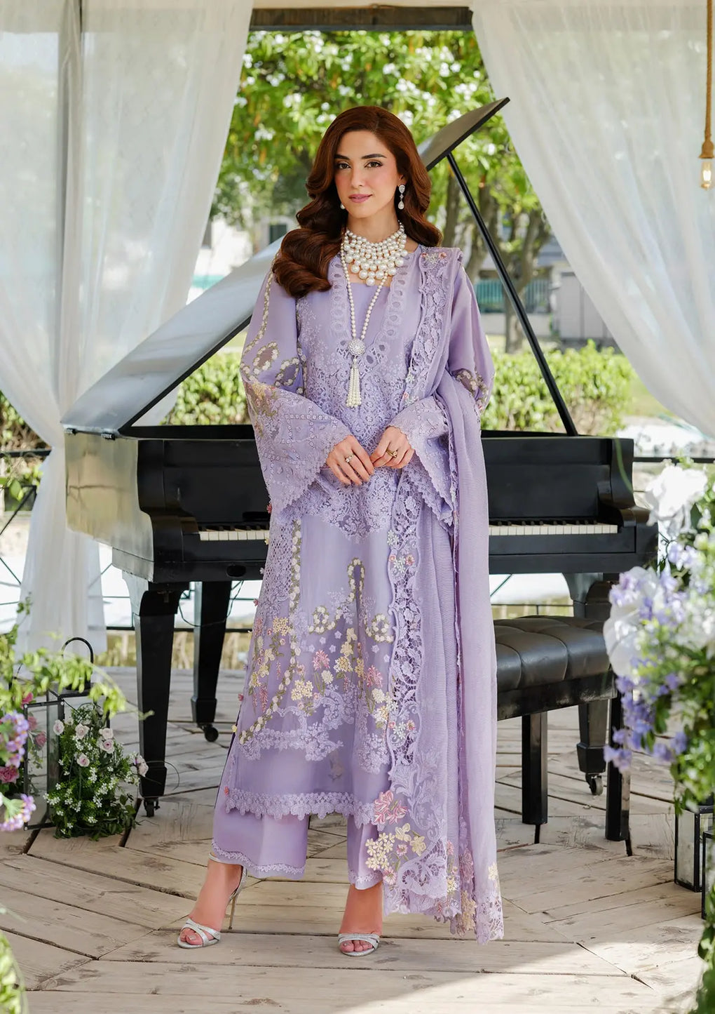 Elaf Premium | Luxury Lawn 25 | ELH-3A PARIS HUES -  Elaf Premium Ladies Clothes - Original Designer Dress - House of Maryam