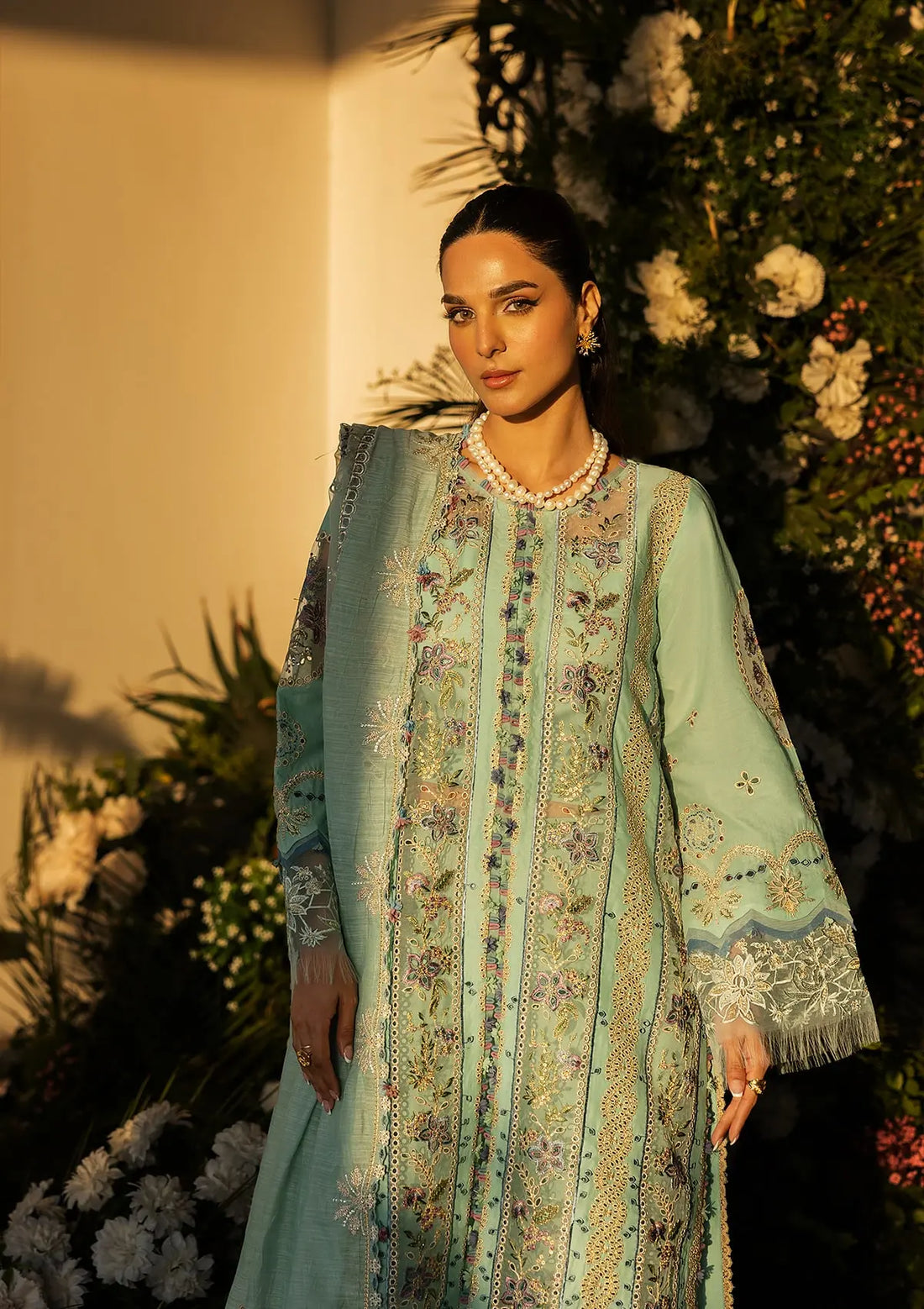 Kahf Premium | Luxury Lawn 25 | KLR-08 Amelia -  Kahf Premium Ladies Clothes - Original Designer Dress - House of Maryam
