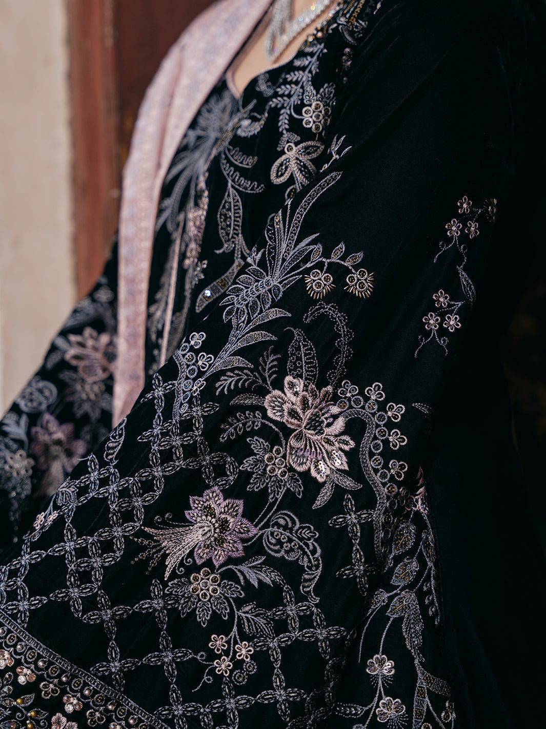 Flossie | Siara Velvet Formals | V-103 - B -  Flossie Ladies Clothes - Original Designer Dress - House of Maryam