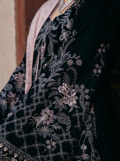 Flossie | Siara Velvet Formals | V-103 - B -  Flossie Ladies Clothes - Original Designer Dress - House of Maryam