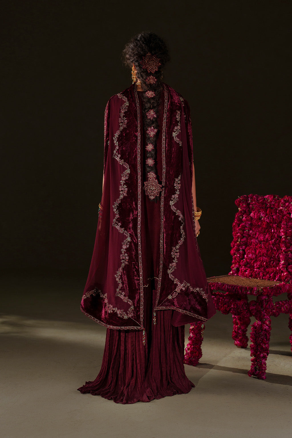 Iznik | Velvet 25 | IV-71 Embroidered Velvet, image 2