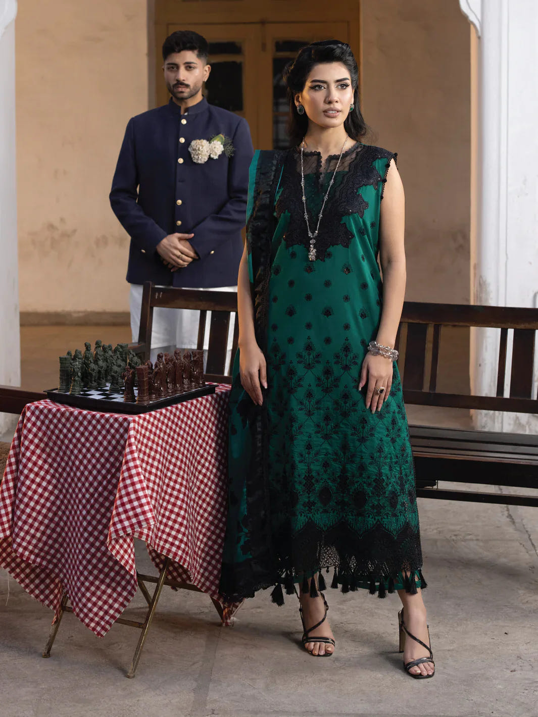 Faiza Faisal | Maya Luxury Lawn | Jaana -  Faiza Faisal Luxury - Original Designer Dress - House of Maryam