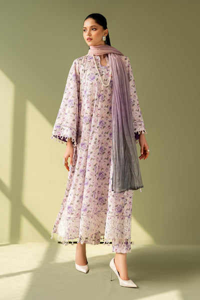 Baroque | Eid Printique | EMBROIDERED PRINTED LAWN UF-4168 -  Baroque Ladies Clothes - Original Designer Dress - House of Maryam