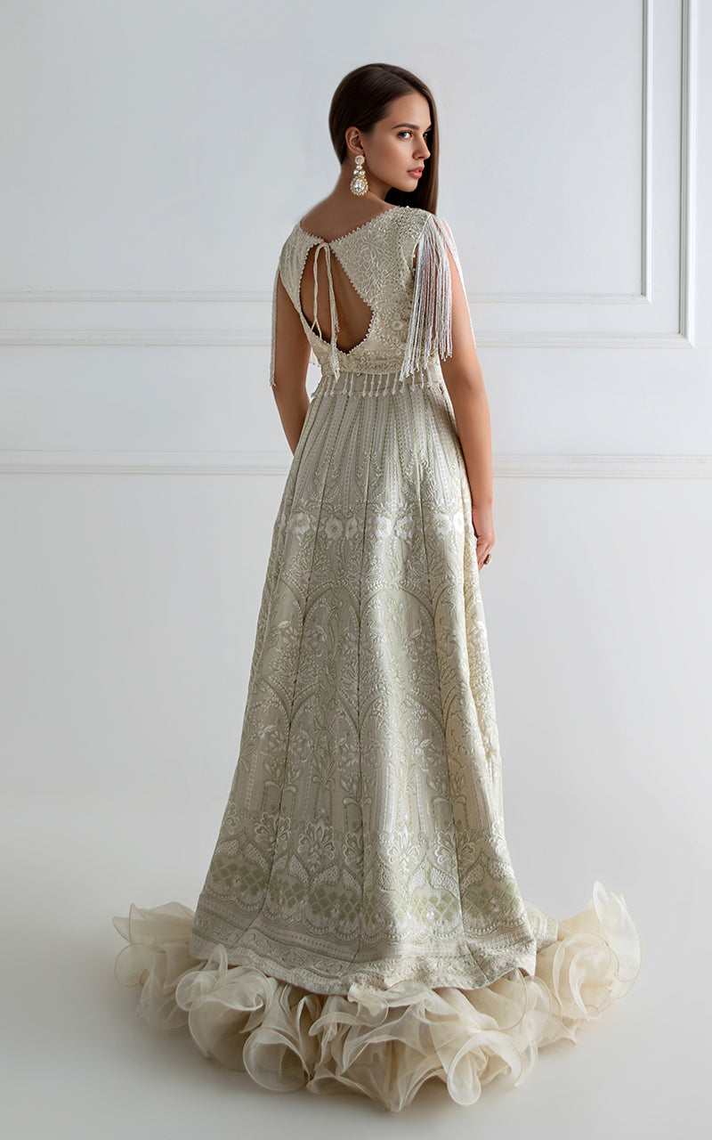 Threads and Motifs | Formal Dresses 25 | Embroidered Blouse With Lehenga-2