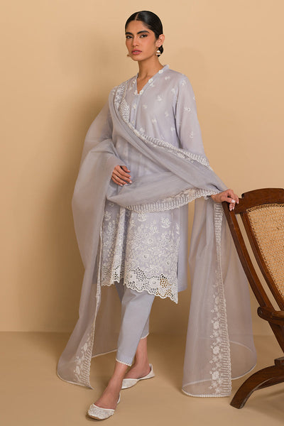Cross Stitch | Chikankari Lawn Collection | P-05 -  Cross Stitch Luxury - Original Designer Dress - House of Maryam