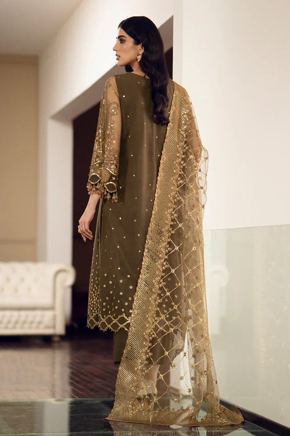 Baroque | Formals Collection | UF-508 -  Baroque Formal - Original Designer Dress - House of Maryam