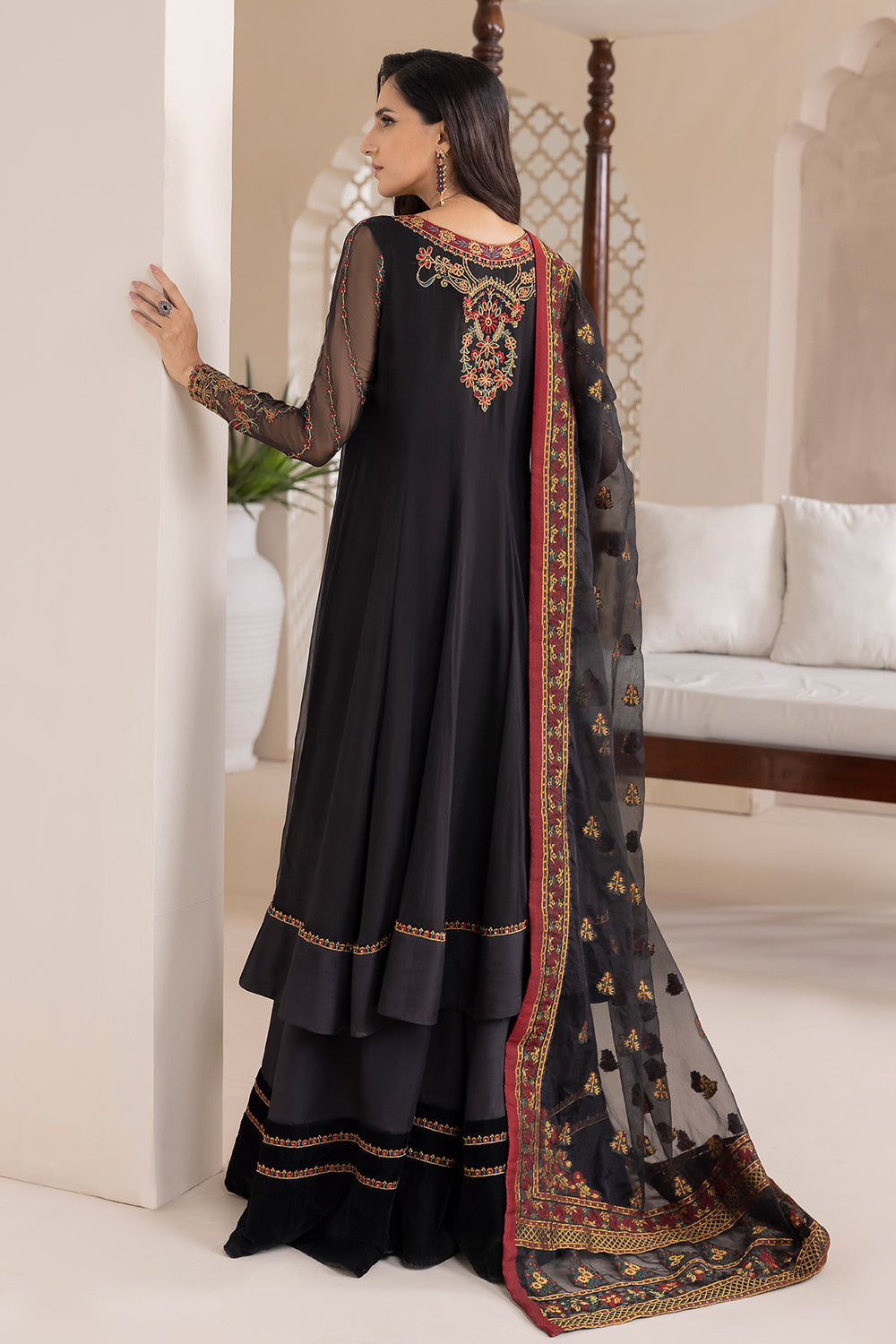Baroque | Formals Collection | EMBROIDERED CHIFFON UF-417-2