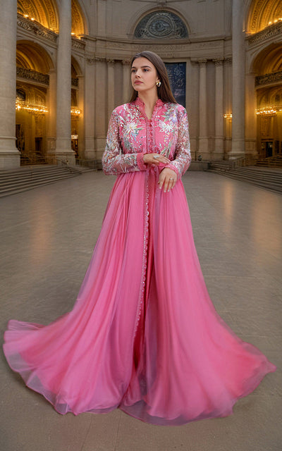 Threads and Motifs | Formal Dresses 25 | Net Embroidered Maxi -  Threads and Motifs Ladies Clothes - Original Designer Dress - House of Maryam