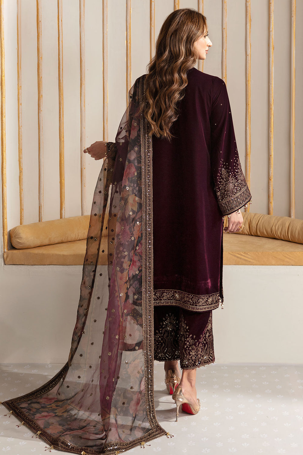 Jazmin | Velvet Edit 24 |  Velvet Formal VF-2012 -  Jazmin The Formal Exhibit - Original Designer Dress - House of Maryam