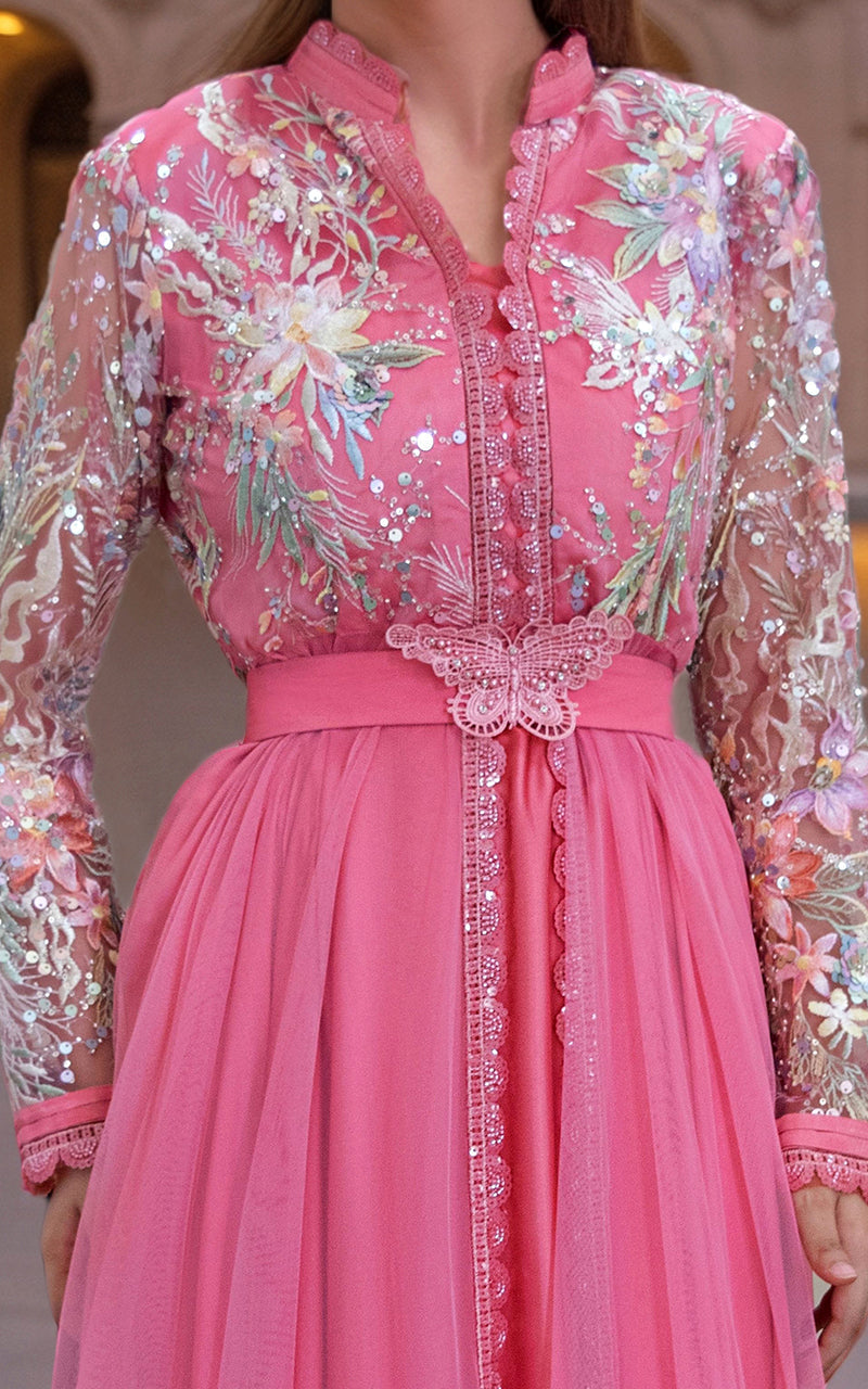 Threads and Motifs | Formal Dresses 25 | Net Embroidered Maxi -  Threads and Motifs Ladies Clothes - Original Designer Dress - House of Maryam