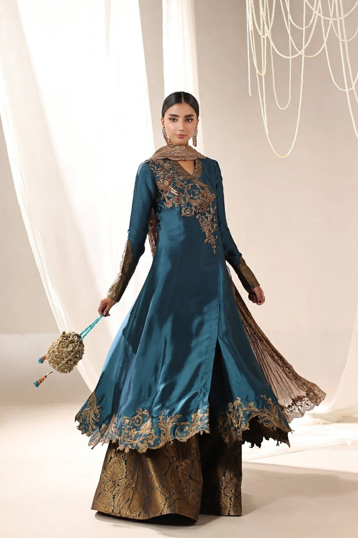 Musferah Saad | Into Twilight | Teal Temptress-2