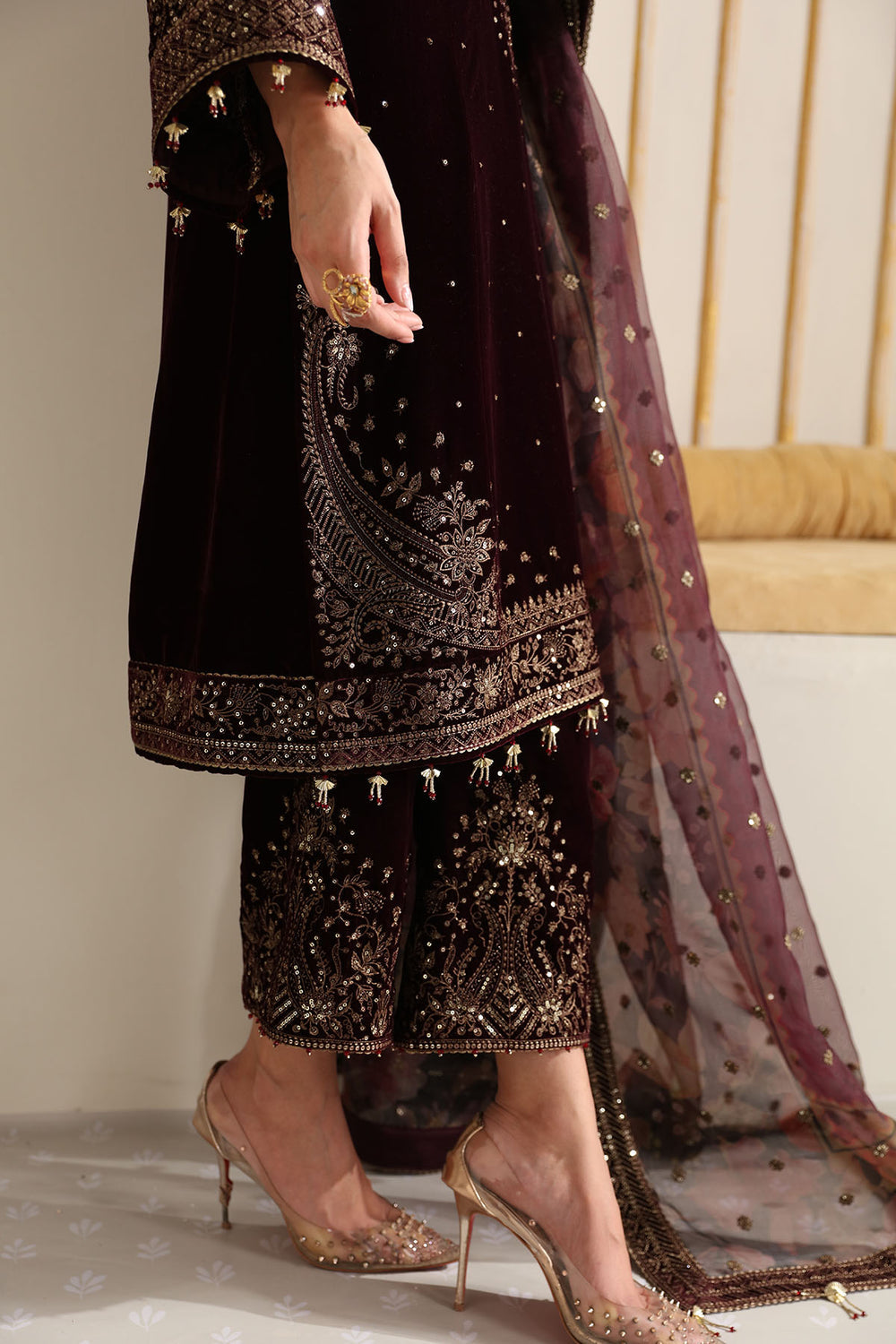 Jazmin | Velvet Edit 24 |  Velvet Formal VF-2012 -  Jazmin The Formal Exhibit - Original Designer Dress - House of Maryam