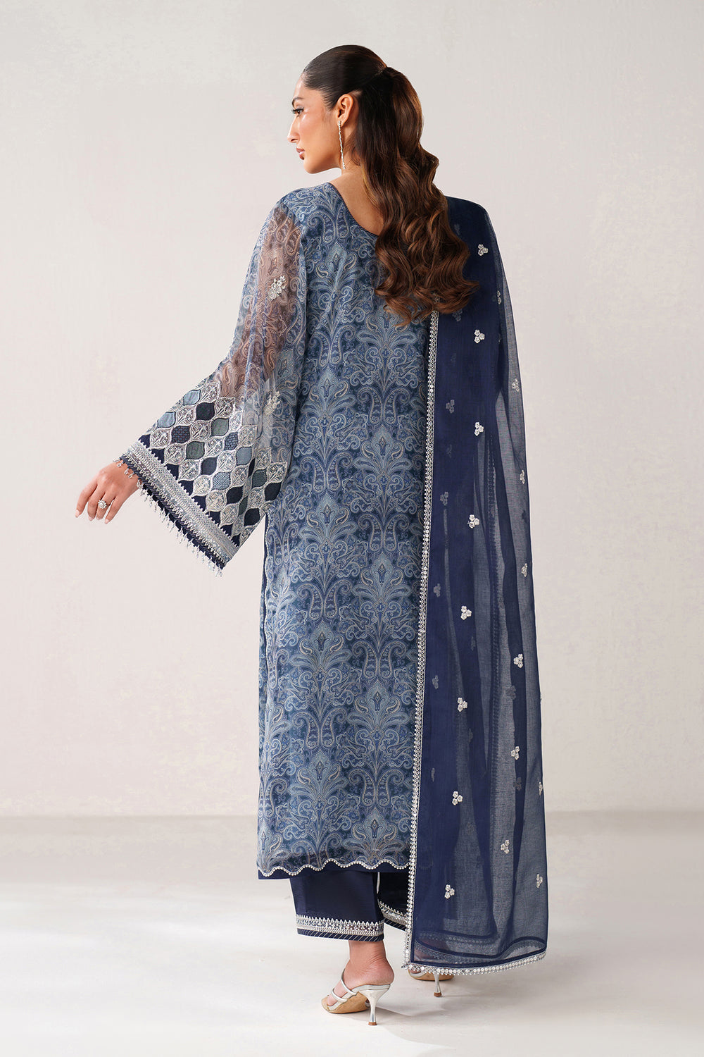 Baroque | Formals Collection | EMBROIDERED CHIFFON UF-4387, image 2