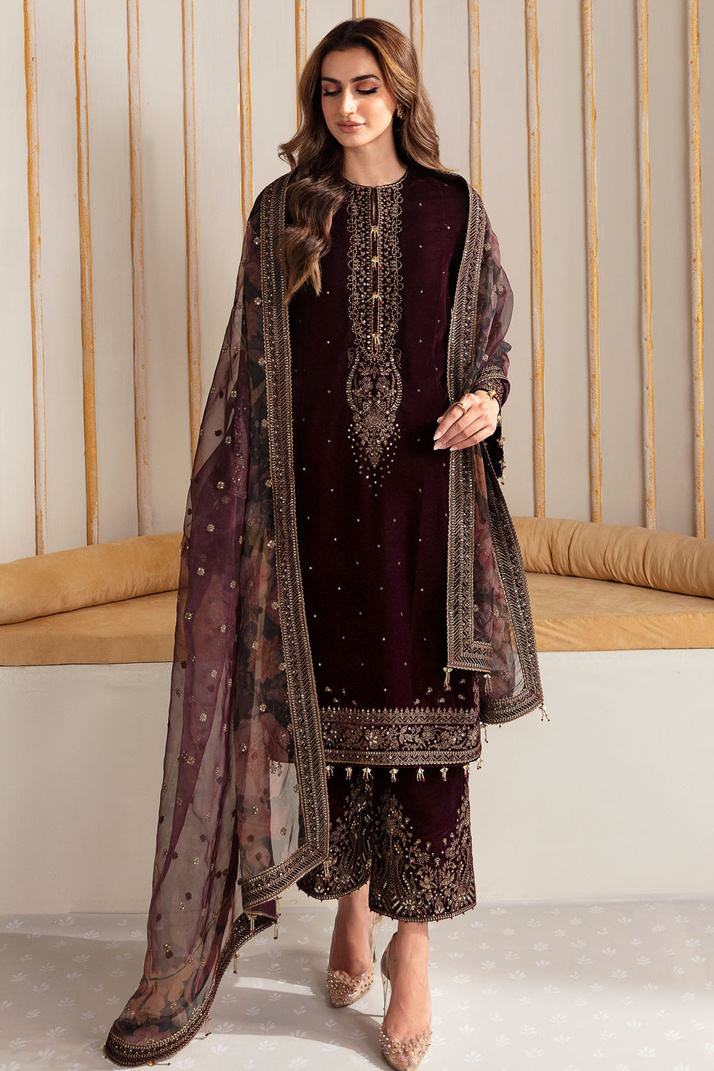 Jazmin | Velvet Edit 24 |  Velvet Formal VF-2012 -  Jazmin The Formal Exhibit - Original Designer Dress - House of Maryam