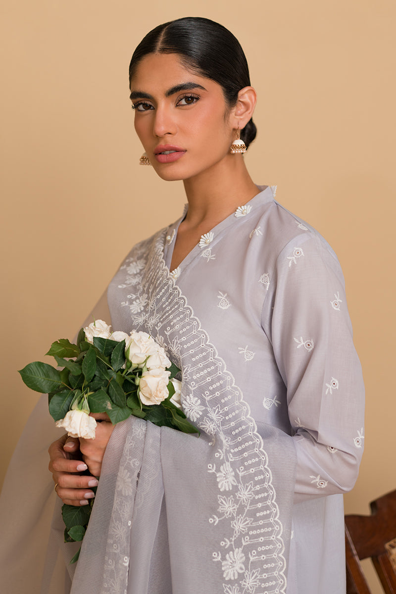 Cross Stitch | Chikankari Lawn Collection | P-05 -  Cross Stitch Luxury - Original Designer Dress - House of Maryam