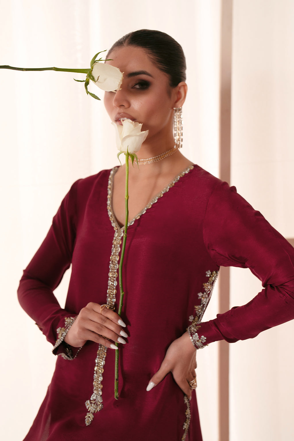 Ajr Couture | Symphony Luxe Festive 25 | Rebel Rose -  AJR Couture Ladies Clothes - Original Designer Dress - House of Maryam