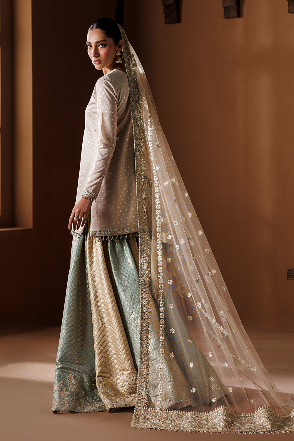 Baroque | Formals Collection | EMBROIDERED ZARRI CHIFFON UF-4435, image 2