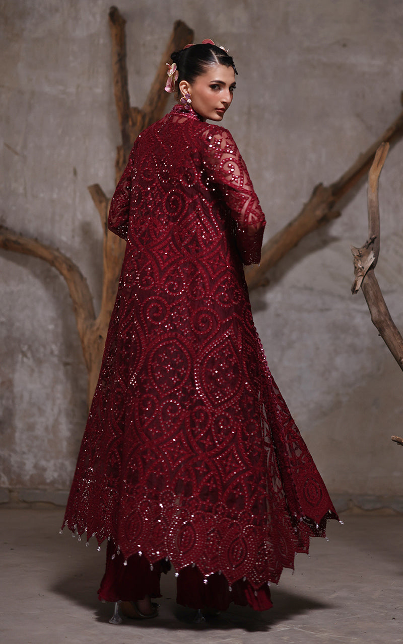 Threads and Motifs | Formal Dresses 25 | Organza Jacket With Crushed Trouser -  Threads and Motifs Ladies Clothes - Original Designer Dress - House of Maryam