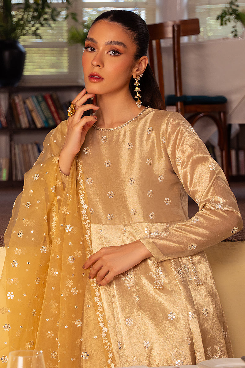 Cross Stitch | Luxury Pret | Amber Aura-2 PC (Shirt & Dupatta)
