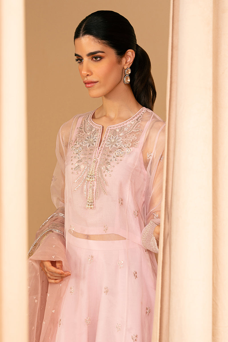 Cross Stitch | Luxe Atelier 24 | PINK BLISS by Designer Cross Stitch - House of Maryam - Pakistani Designer Ethnic Wear in {{ shop.shopifyCountryName }}