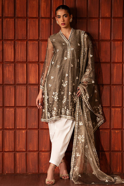 Cross Stitch | Luxury Pret | Sunset Shimmer-2 PC( Shirt & Dupatta)