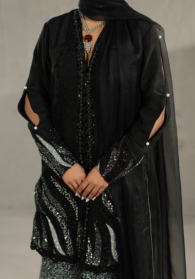 Zarqash | Silk Edit | ZQS 022 LEILA -  Zarqash Ladies Clothes - Original Designer Dress - House of Maryam