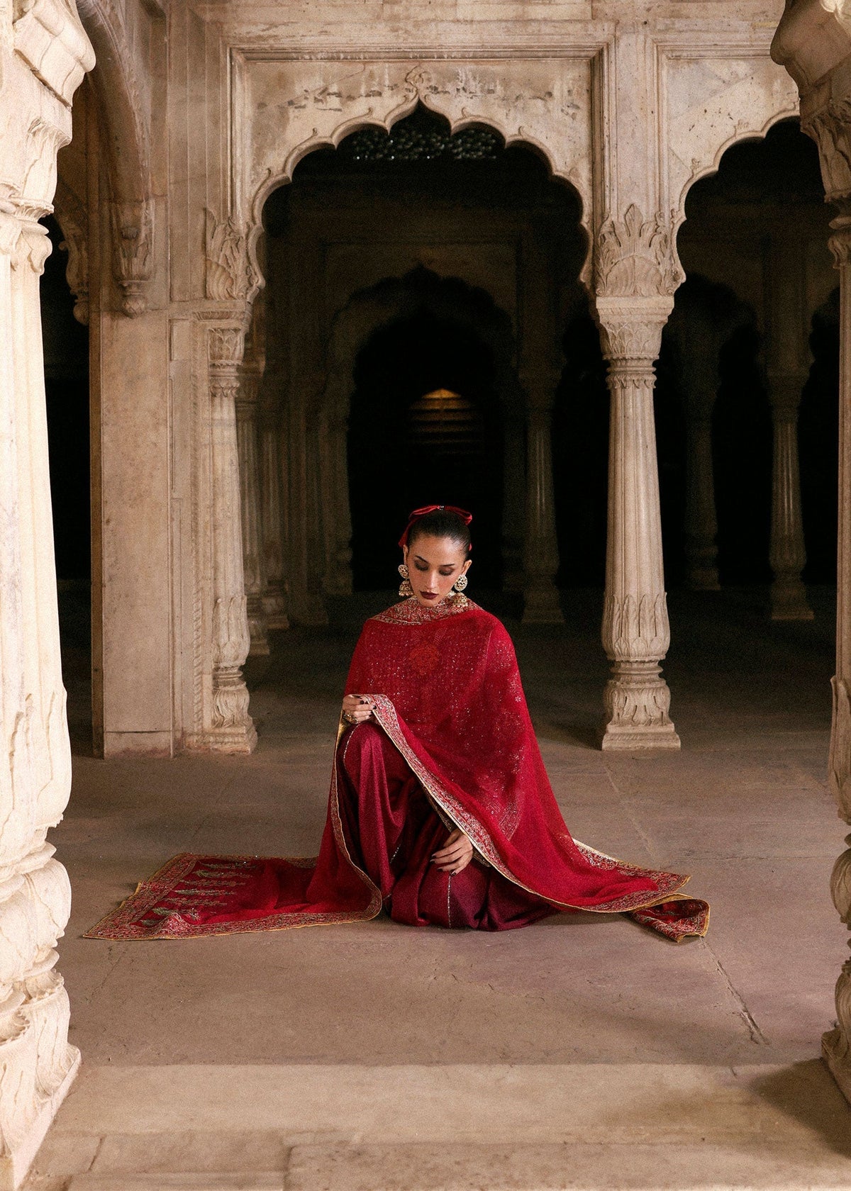 Hussain Rehar | Luxury Pret AW 25 | Crimselle, image 5