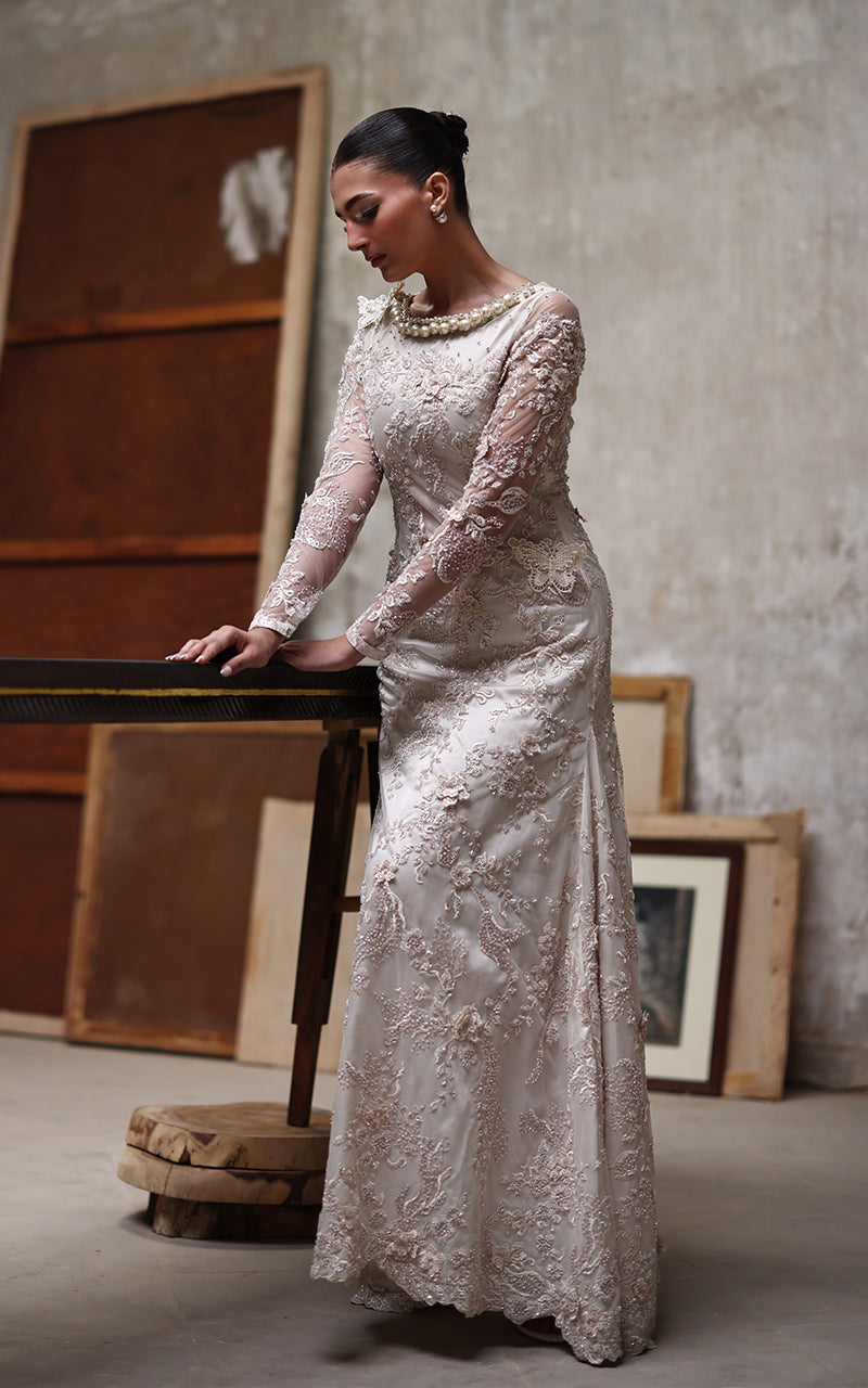 Threads and Motifs | Formal Dresses 25 | Net Embroidered Dress, image 5