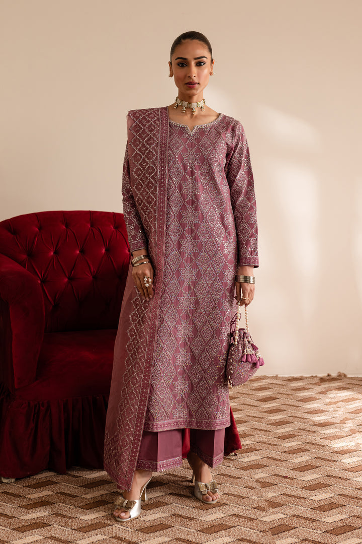 Batik | Reception Luxe Edit | Blush Mauve -  Batik Ladies Clothes - Original Designer Dress - House of Maryam