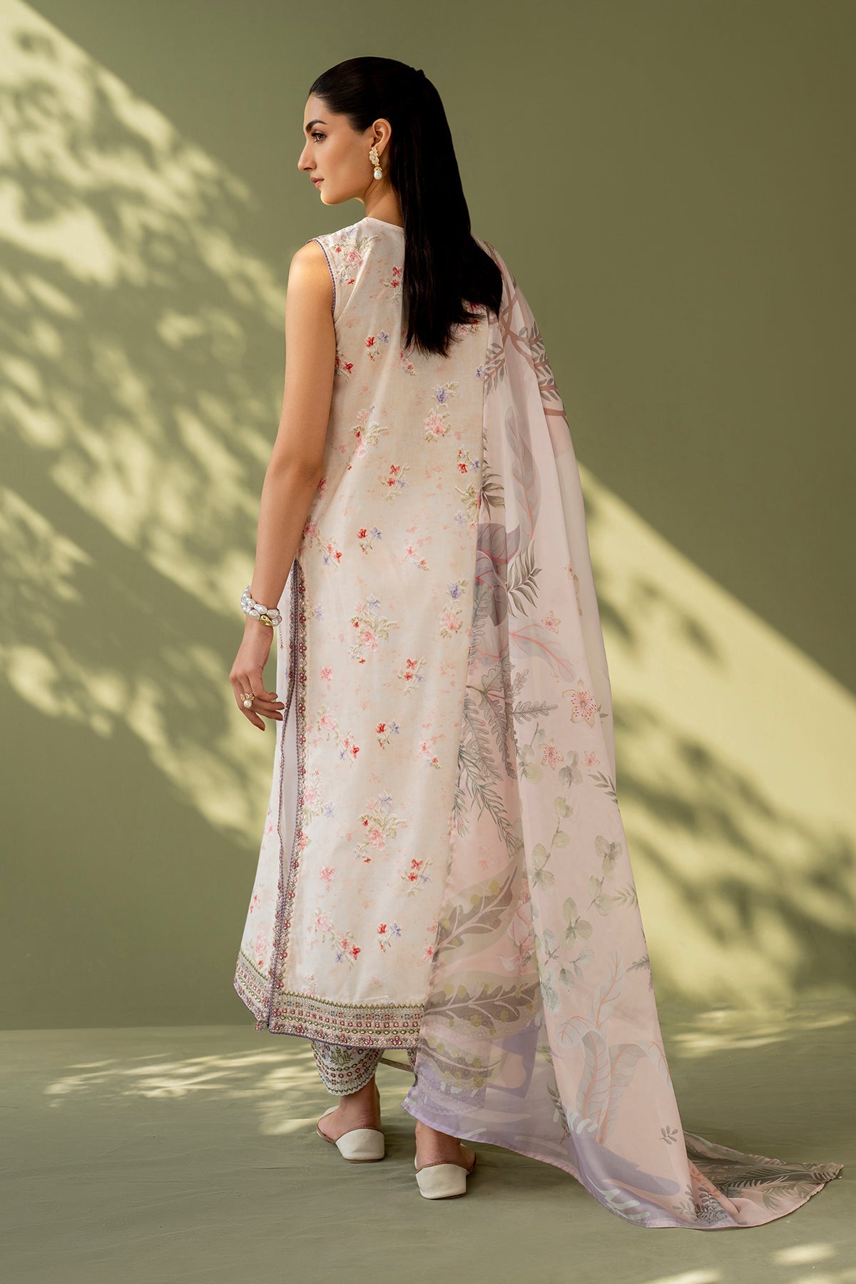 Baroque | Eid Printique | EMBROIDERED PRINTED LAWN UF-4169 -  Baroque Ladies Clothes - Original Designer Dress - House of Maryam
