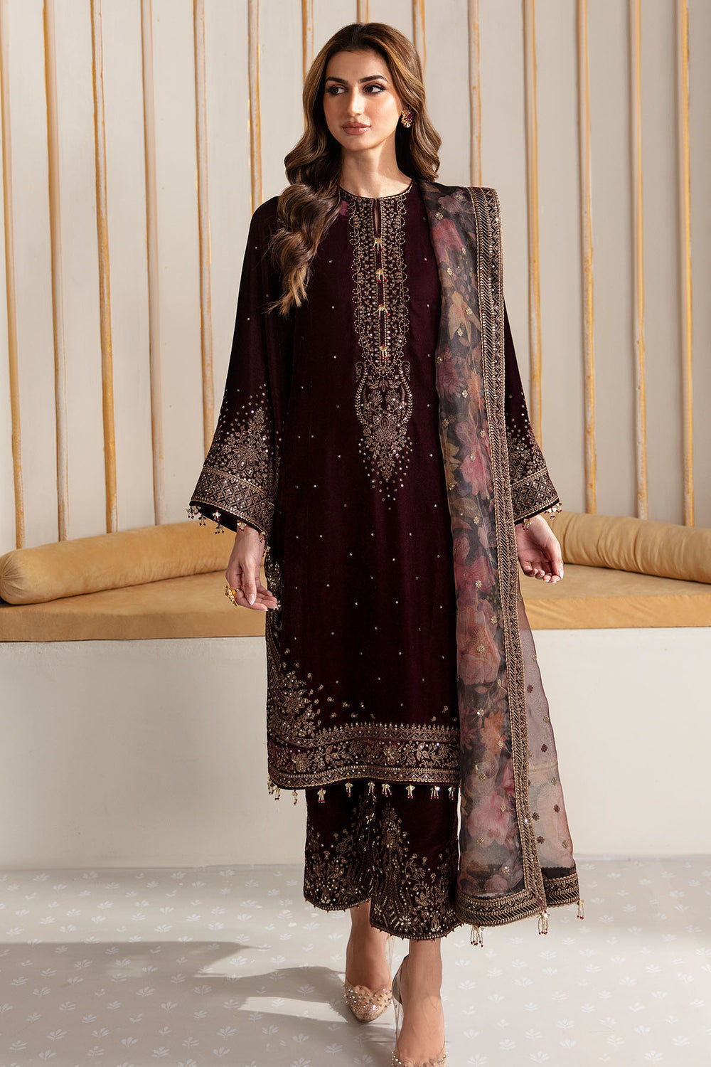 Jazmin | Velvet Edit 24 |  Velvet Formal VF-2012 -  Jazmin The Formal Exhibit - Original Designer Dress - House of Maryam