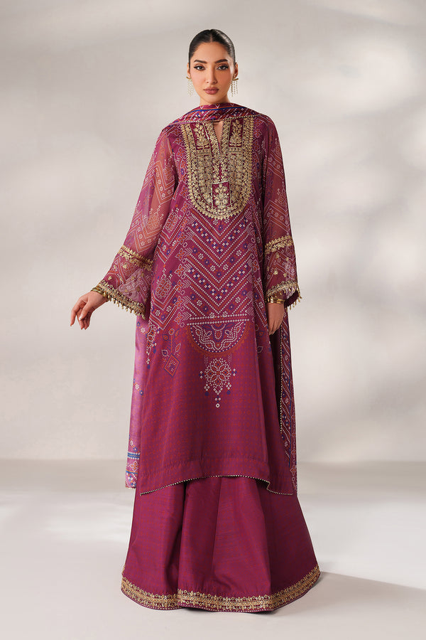 Baroque | Formals Collection | EMBROIDERED CHIFFON UF-4390, image 4