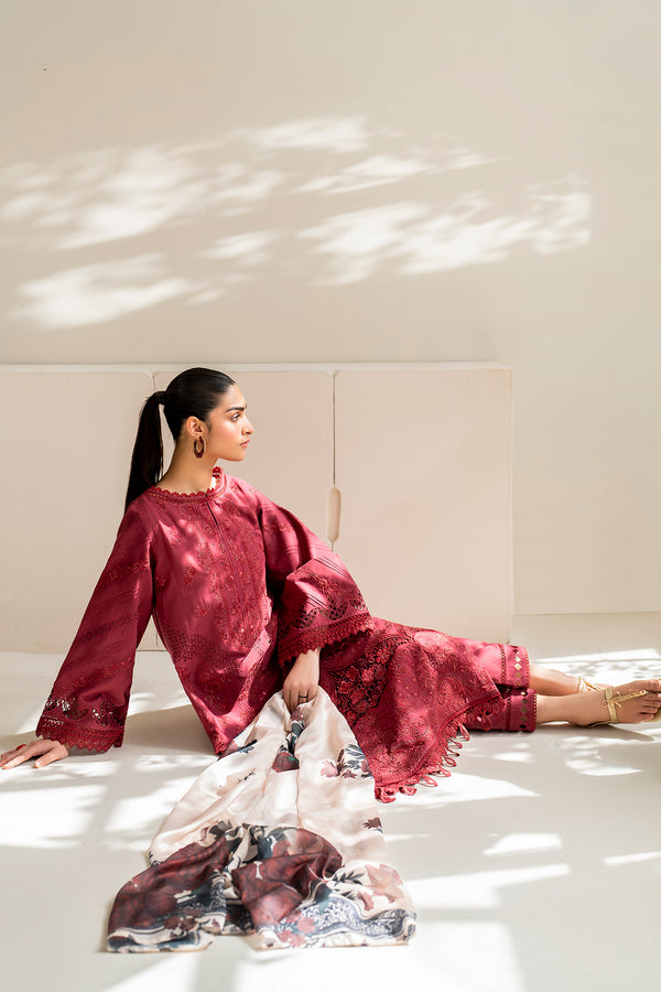 Baroque | Luxury Pret 24 | LAWN UF-676 -  Baroque Luxury - Original Designer Dress - House of Maryam