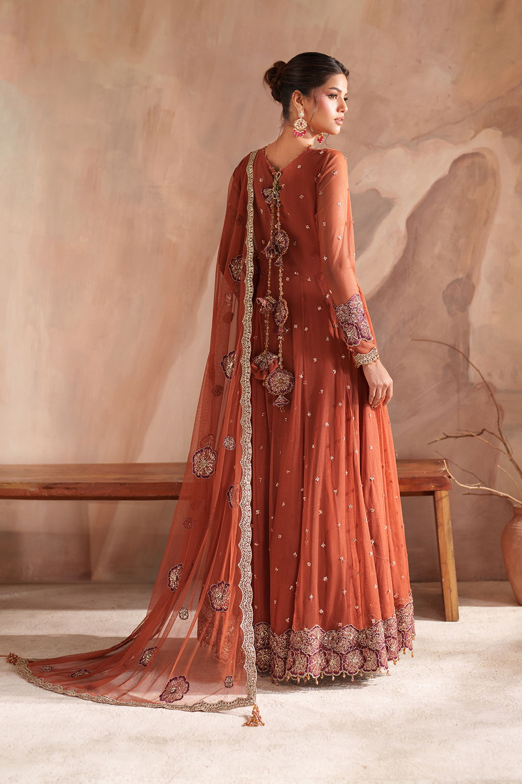 Iznik I Festive Formal I CC-78 Embroidered Net -  Iznik Ladies Clothes - Original Designer Dress - House of Maryam