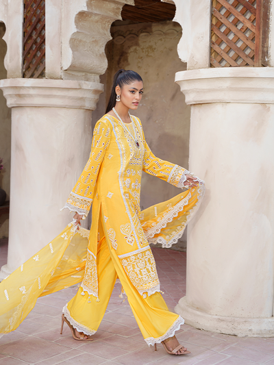 Zebtan | Zeenat Luxury Lawn Eid Collection | ZL 08 -  Zebtan Luxury - Original Designer Dress - House of Maryam