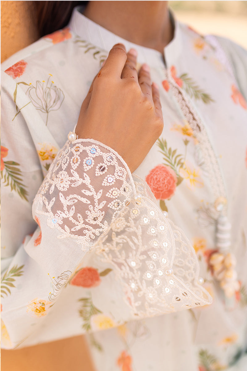 Cross Stitch | Eid Lawn 24 | AQUA GLAZE -  Cross Stitch Luxury -  House of Maryam