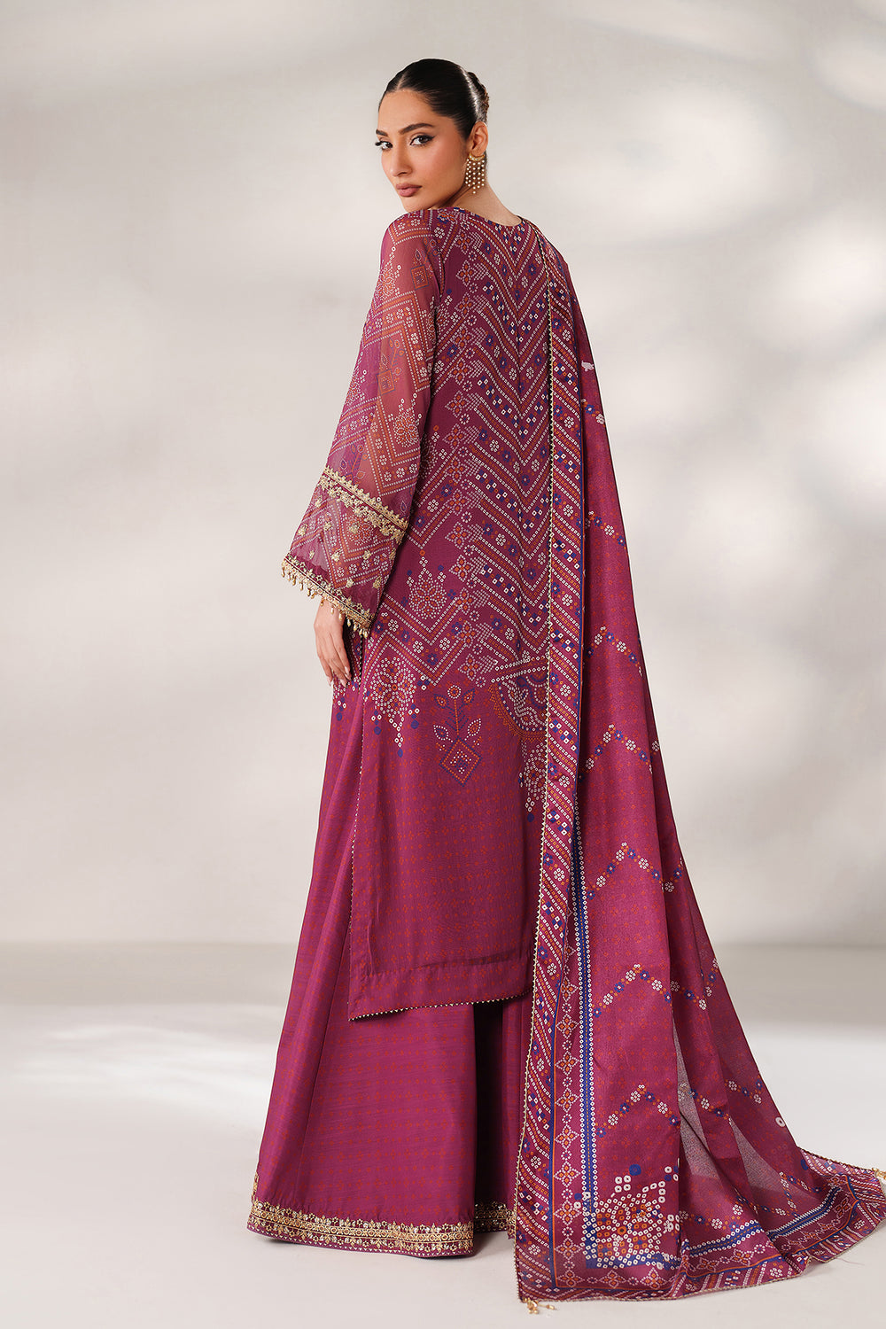Baroque | Formals Collection | EMBROIDERED CHIFFON UF-4390, image 2