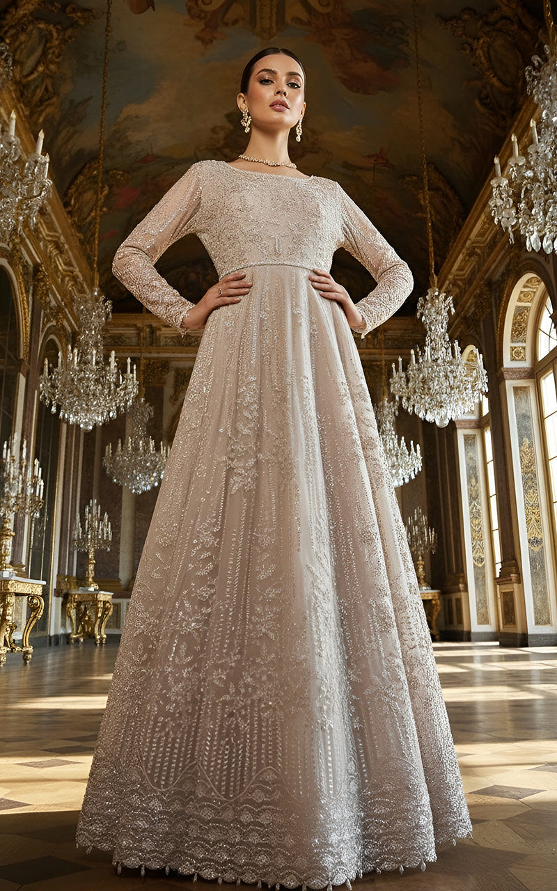 Threads and Motifs | Formal Dresses 25 | Net Embroidered Maxi