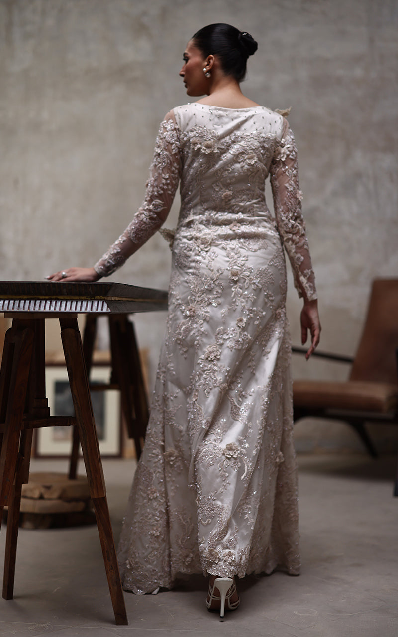 Threads and Motifs | Formal Dresses 25 | Net Embroidered Dress, image 2