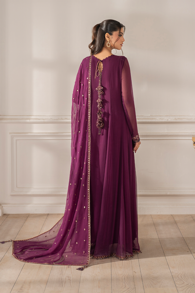 Iznik I Festive Formal I UE-480 Embroidered Chiffon -  Iznik Ladies Clothes - Original Designer Dress - House of Maryam