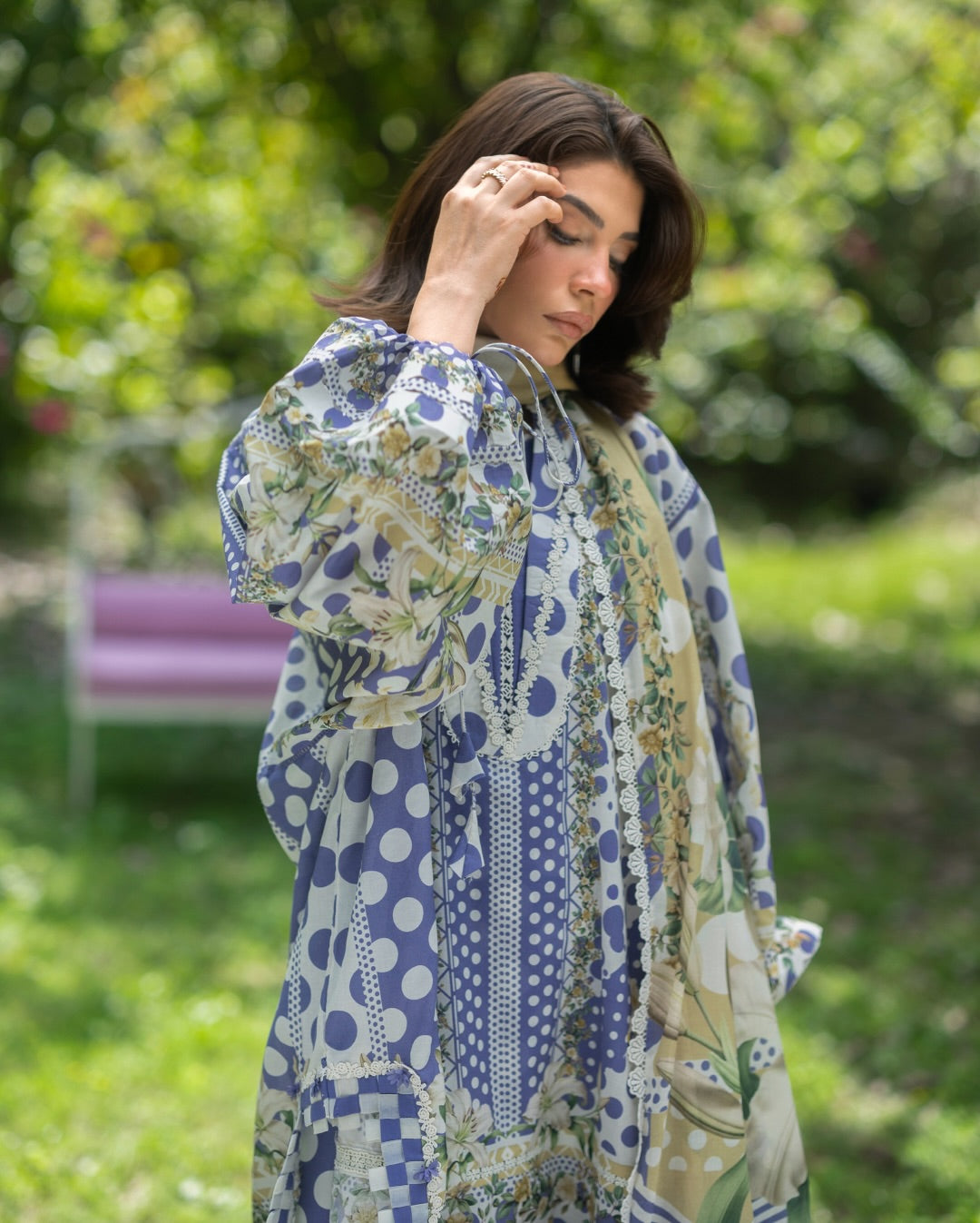 Elaf Premium | Bridgerton Prints 26 | EPB-5A VIOLETTE, image 4